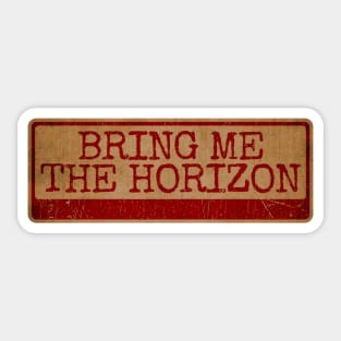 Typewriter - Bring Me The Horizon Sticker